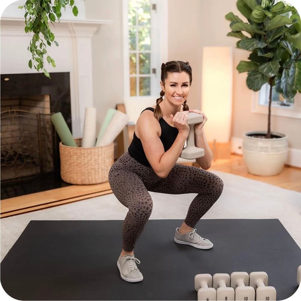 WeGym SafeGrip Square Dumbbells Anti Slip Handles Aesthetic Free Weights 12 lbs - Picture 5 of 6